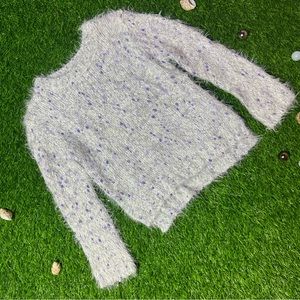 Shimmery fur top